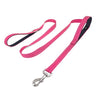 6 FT Dog Leash with 2 Padded Handle Nylon Reflective